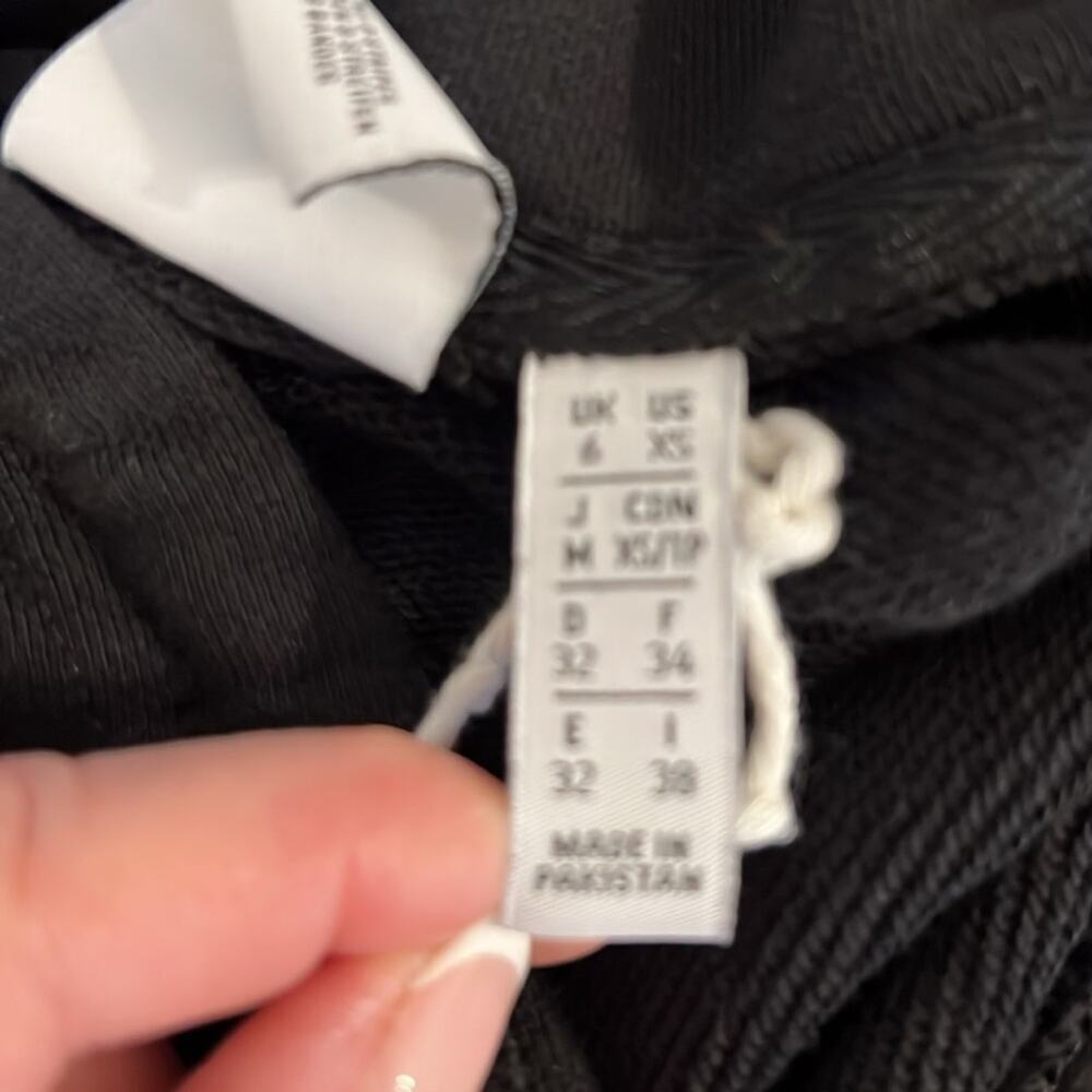 Adidas Size Xs Three Stripe Color Block Black/Tan… - image 6